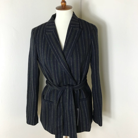 massimo dutti black blazer dress